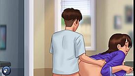 Intense Creampie With Stepmother