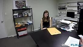 Alaina Dawson in job audition