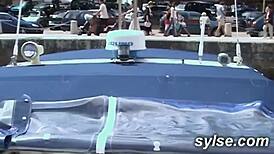 Lesbians Flash Toys In Public Marina Before Forest Gangbang!