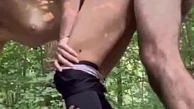 he interrupts her training to give her the protein from his dick?