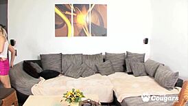 Debela evropska milf jezdari velik kurac