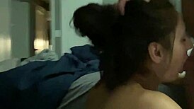 Wife Gets Fucked Cumshot On Tits! Rough Riding And Wet Shaved Pussy Action.