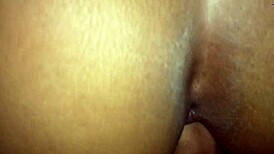 Watch This Curvy Brunette Get Pounded On All Fours!