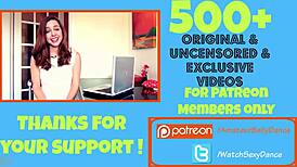 hot secretary dancing seductively in the office for fucking