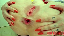 white slut princess gets ass and pussy ravaged!