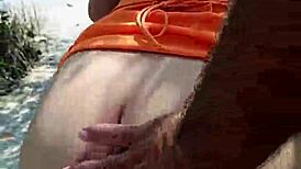 want to see this mexican puta flash tits and ass in public? then she sucks cock!