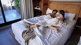 Big ass saddles dick and wakes me up