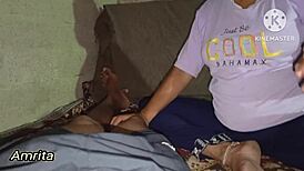 hot indian desi step brother in law fucks sister in law in bedroom