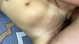 i subtly lick my friend's pussy, exploring her with my tongue in a teasing way.