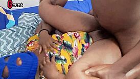 My step-sister and I when alone at home