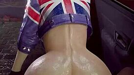 que buena animacion de blowjob y facial en cartoon fitness