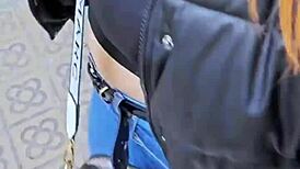 Depraved Stepfather Cums on Daughter's Face After Public Blowjob at KFC