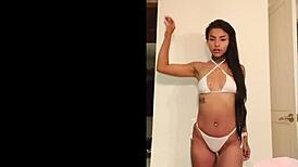 skinny latina slut undergoes colombian porn casting trying anal first time
