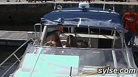 Lesbians Flash Toys In Public Marina Before Forest Gangbang!