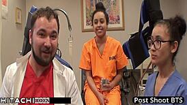 i'm the freshman gettin' that mandatory hitachi orgasm from the nurse - mia sanchez