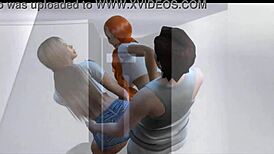 Ice Spice and Big Latto's photoshoot turns into interracial threesome.