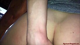 Hot wife takes deep anal and facial from best friend