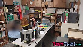 Casual teen with long dark hair offers her soaking wet pussy for a ride