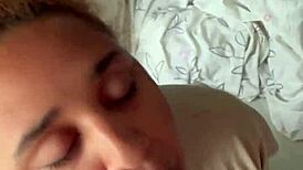 Blow job concludes with impressive climax