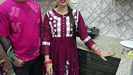 Indian Bhabhi Gets Fucked Hard By Her Devar In The Kitchen 😈