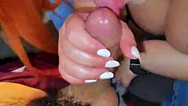 Depraved Stepfather Cums on Daughter's Face After Public Blowjob at KFC