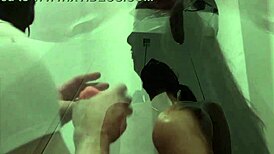 Milf in pantyhose pigtails big tits bondage blowjob with throatpie