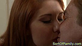 Real ginger teen 18+ gets assfucked by stepdad's bff 😱🍑