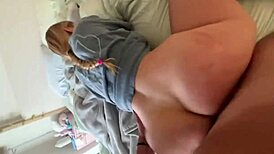 White Girl Backshots!