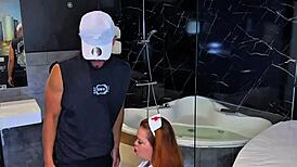 kinky nurse says, 'fuck me hard, patient, while doctor's gone'