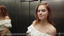 Special Miss Pussycat Day Lesbian Date With Beautiful Margarita Public Strapon Pussy Eating Back Home!