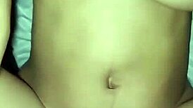 babe takes monster cock in ass during web chat