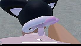 i'm fucking this girl right on the crossroad beach, tits bouncing and all