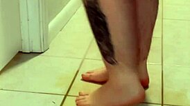 ultimate pee fetish with milf in toilet panties