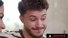 Gorgeous MILF Lexi Smith Tittyfucks And Sucks Her Stepson's Huge Cock.