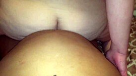 Cl rides grinds cums and talks on my dick in homemade bbw orgasm