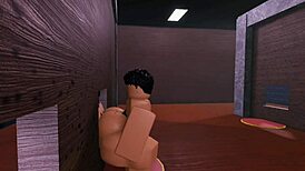 From pov, monster cock fucking this slut's big ass in glory hole, thrilling