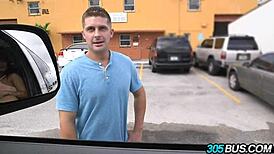 Juicy latina ass intensely fucked on the 305 bus