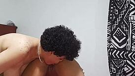 Licking Stepsister's Ass While Watching Porn