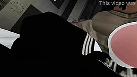 femboy owned by two black cocks