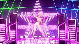 Megurine Luka nude in night fever project diva