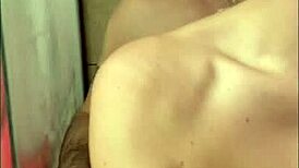 Steamy shower fuck surprises couple