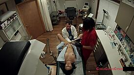 super hero mina poisoned by kryptonite condom needs saving from doctor in tampa girlsgonegyno reup 😏