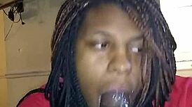 Diamond mercedez giving sloppy bbbj part 1