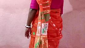 Saree Wearing Brunette Amateurs In Chubby Bbw Curvy Indian Beauty!