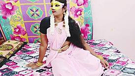 Indian first night sex with step dad includes telugu dirty talks