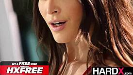 Katrina Colt And Ella Reese Grind And Lick In Red Lingerie