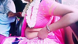 Indian car sex beautiful saree housewife with boyfriend cheating romance telugu dirty talks sex story