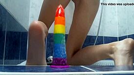 Cuntboy Xannie - Shower Anal Play