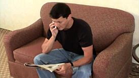 Tall Goddess Amazon Blonde Dominatrix Facesitting A Man Hard With Her Ass