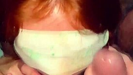 I convinced an 18-year-old redhead to make a sex tape, she fucks hard and deep